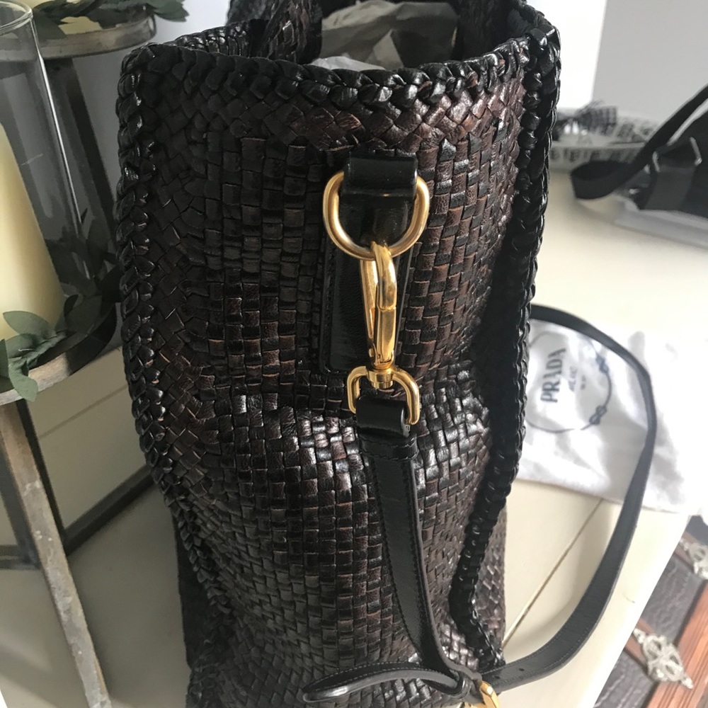 Prada Madras Tote - Picture 9 of 16